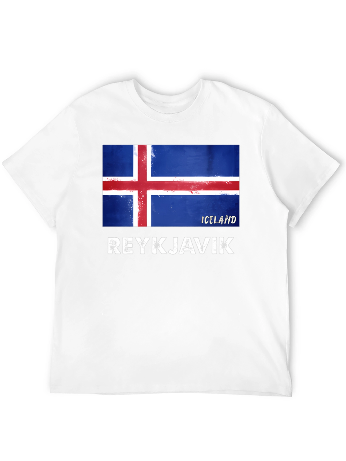 Iceland Flag Reykjavik Graphic T-Shirt