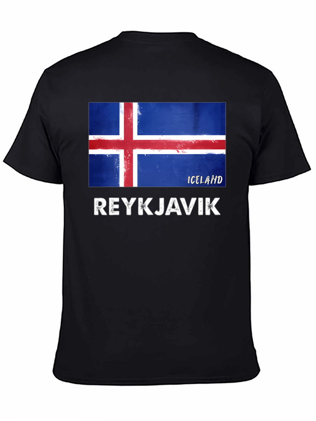 Iceland Flag Reykjavik Graphic T-Shirt