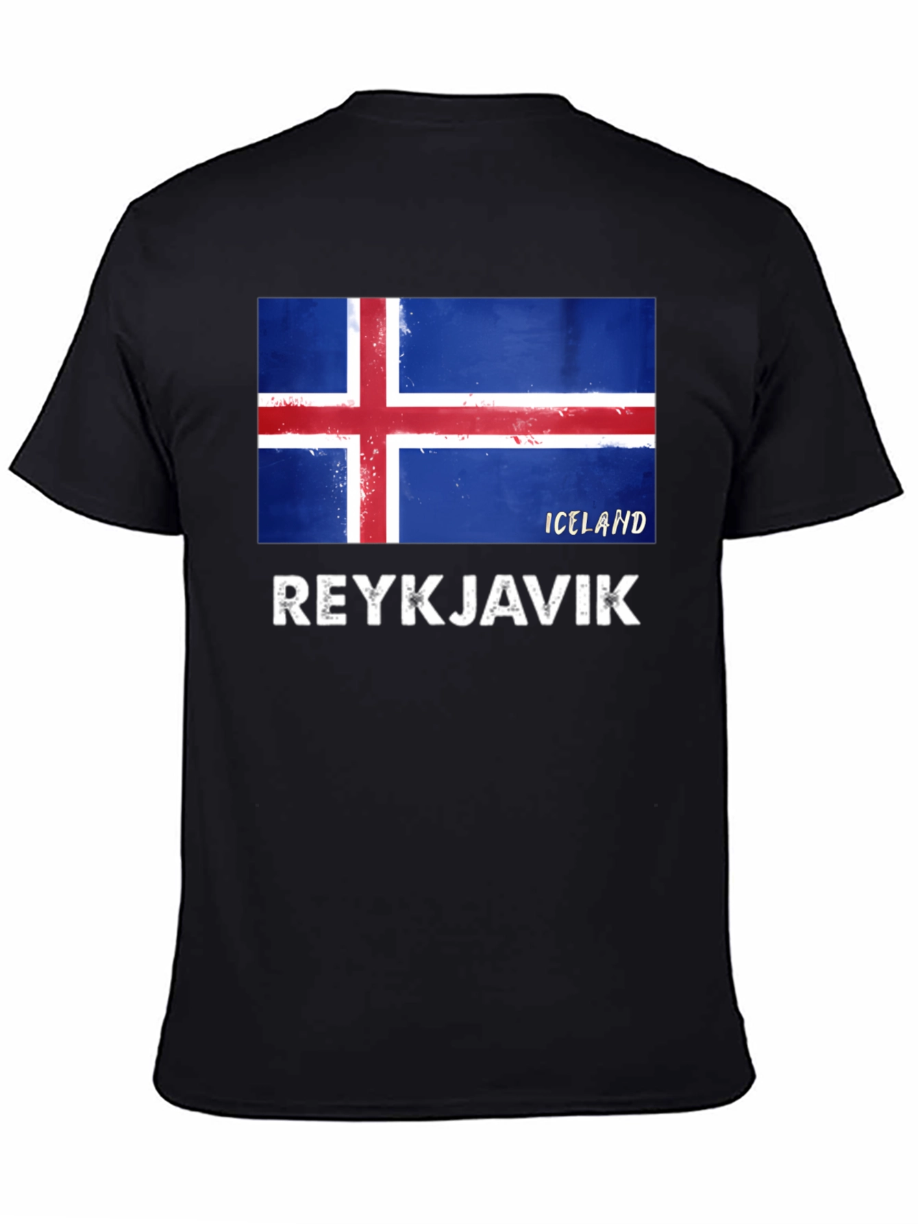 Iceland Flag Reykjavik Graphic T-Shirt