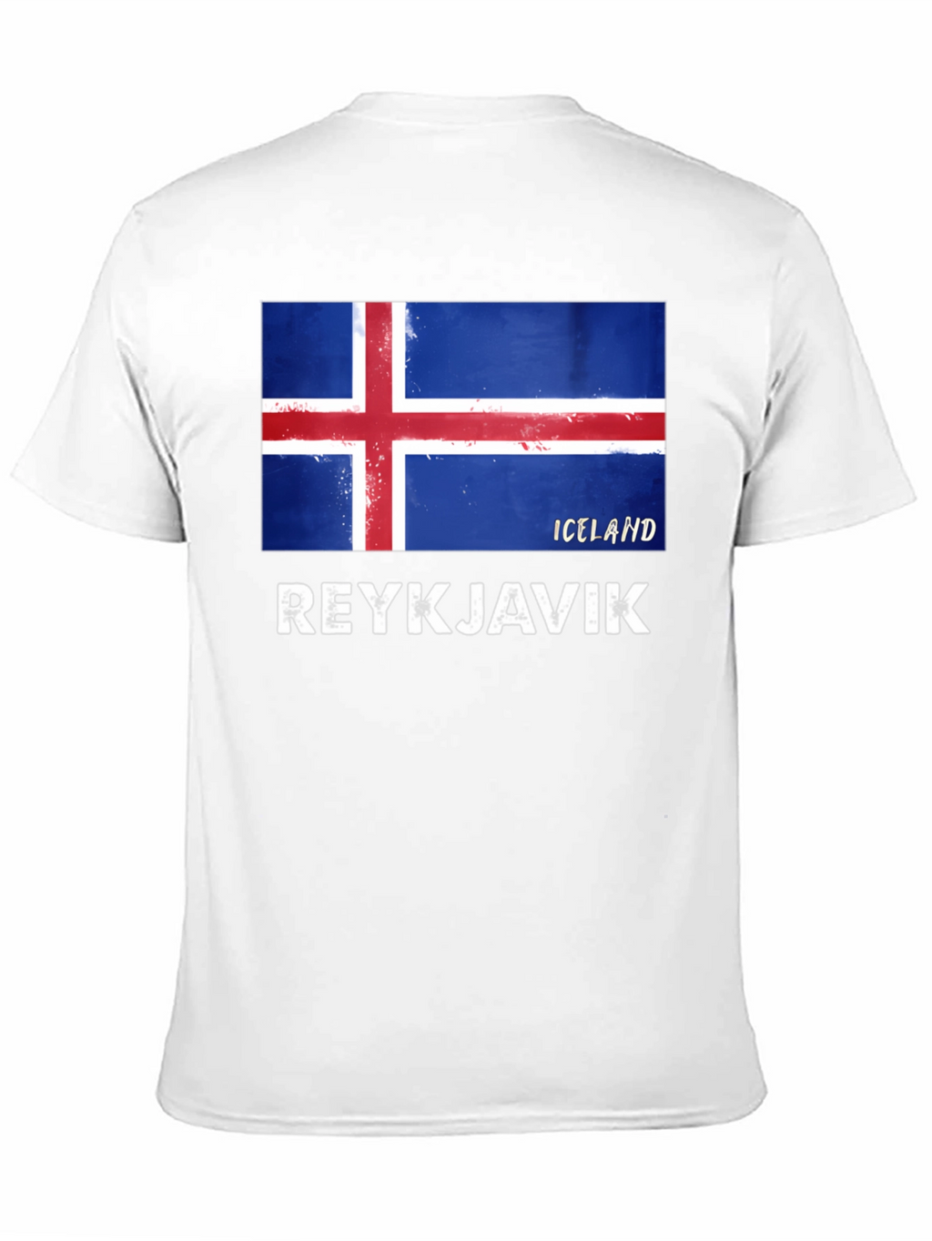 Iceland Flag Reykjavik Graphic T-Shirt