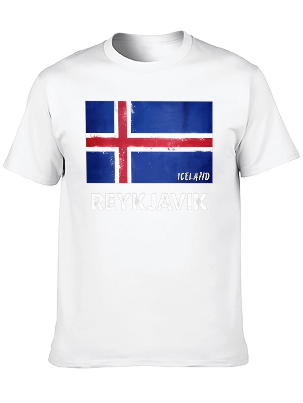 Iceland Flag Reykjavik Graphic T-Shirt