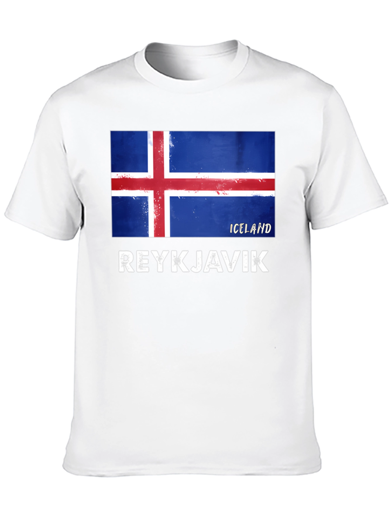 Iceland Flag Reykjavik Graphic T-Shirt