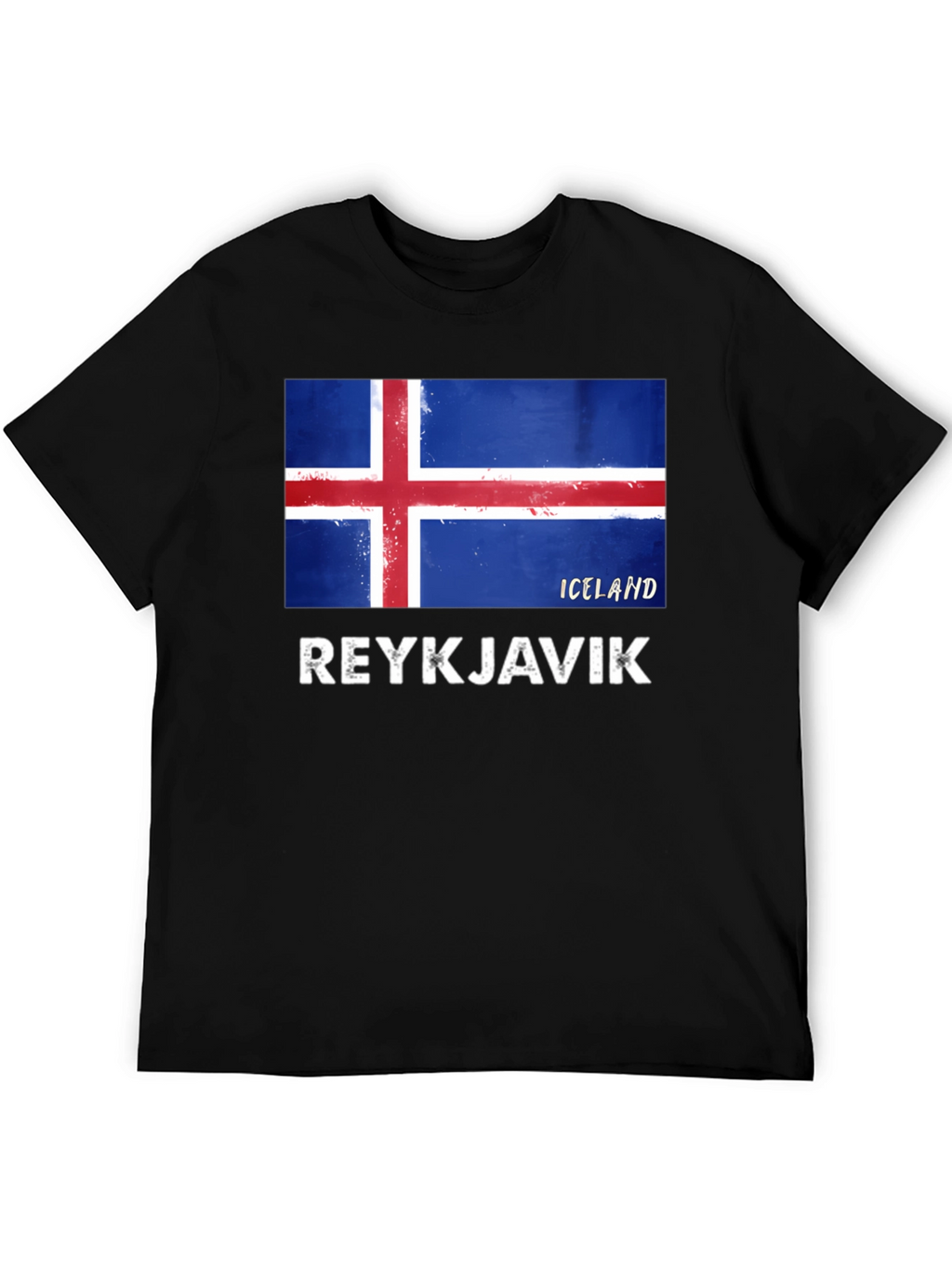 Iceland Flag Reykjavik Graphic T-Shirt