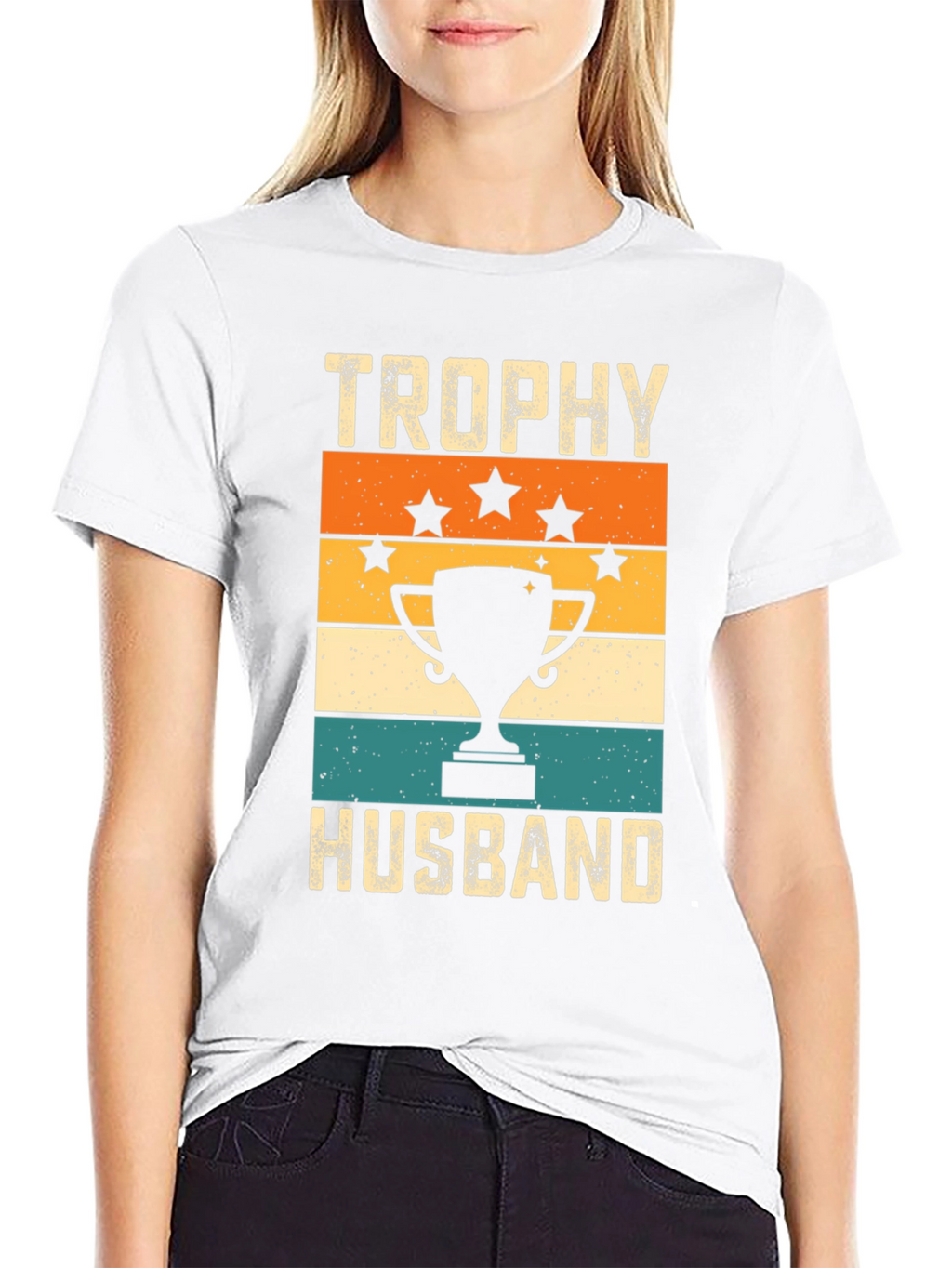 Trophy Husband Graphic T-Shirt - Retro Style
