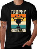 Trophy Husband Graphic T-Shirt - Retro Style
