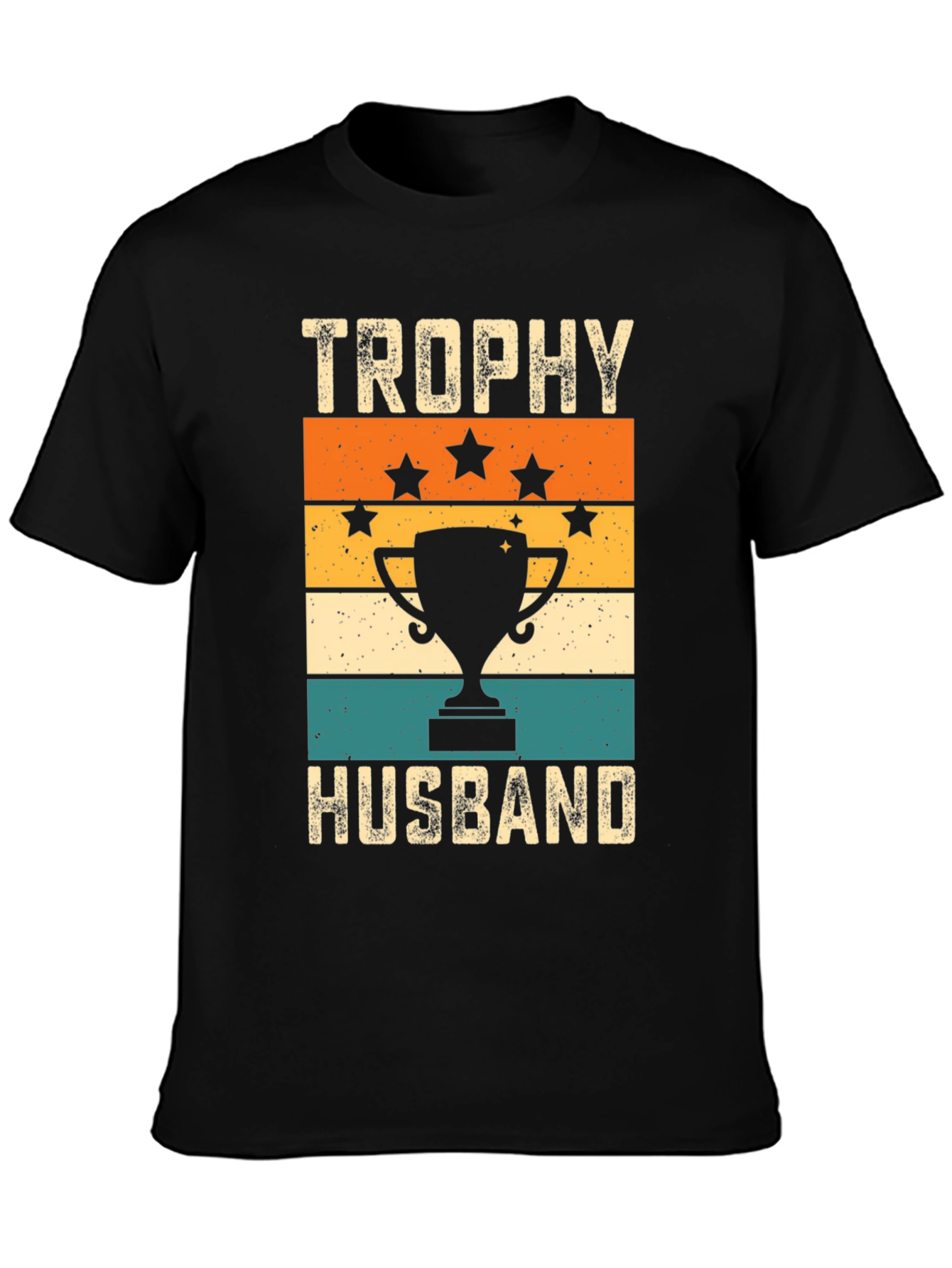 Trophy Husband Graphic T-Shirt - Retro Style