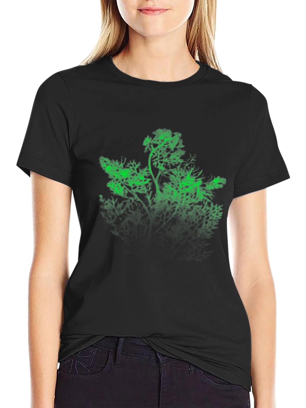 Glow Tree Black T-Shirt