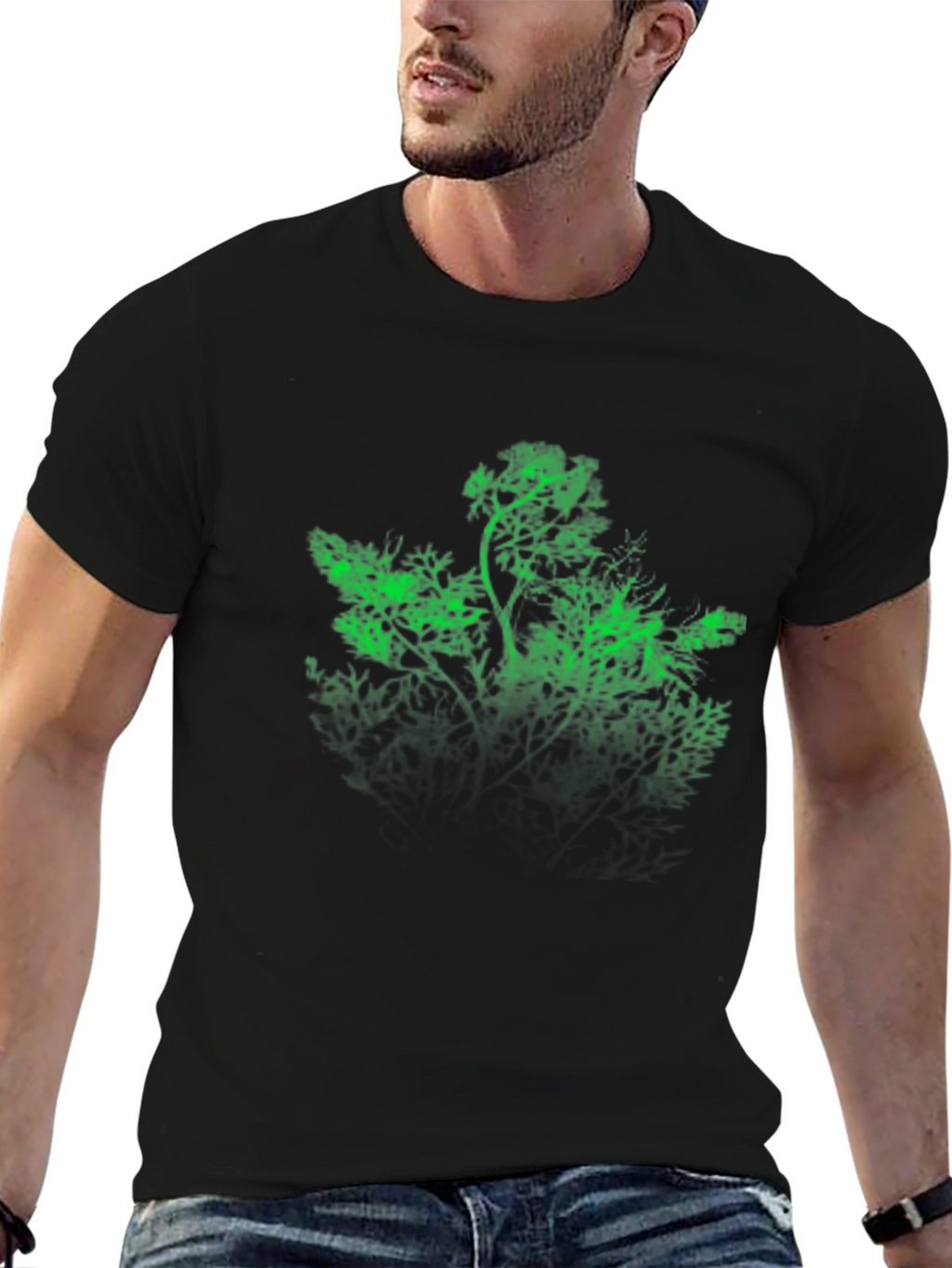 Glow Tree Black T-Shirt