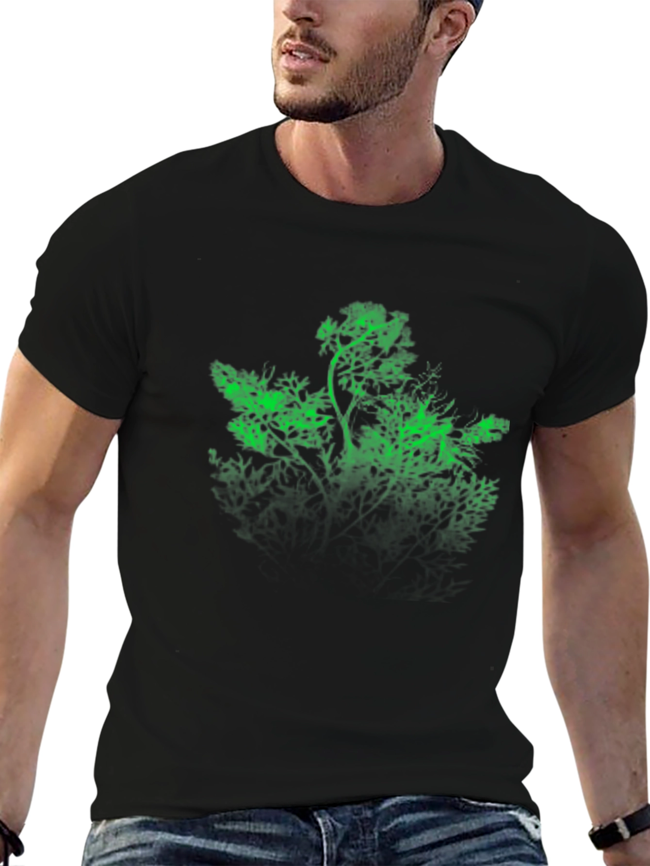 Glow Tree Black T-Shirt