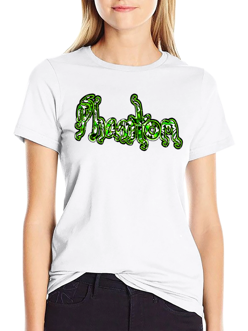Phantom Graphic Black T-Shirt