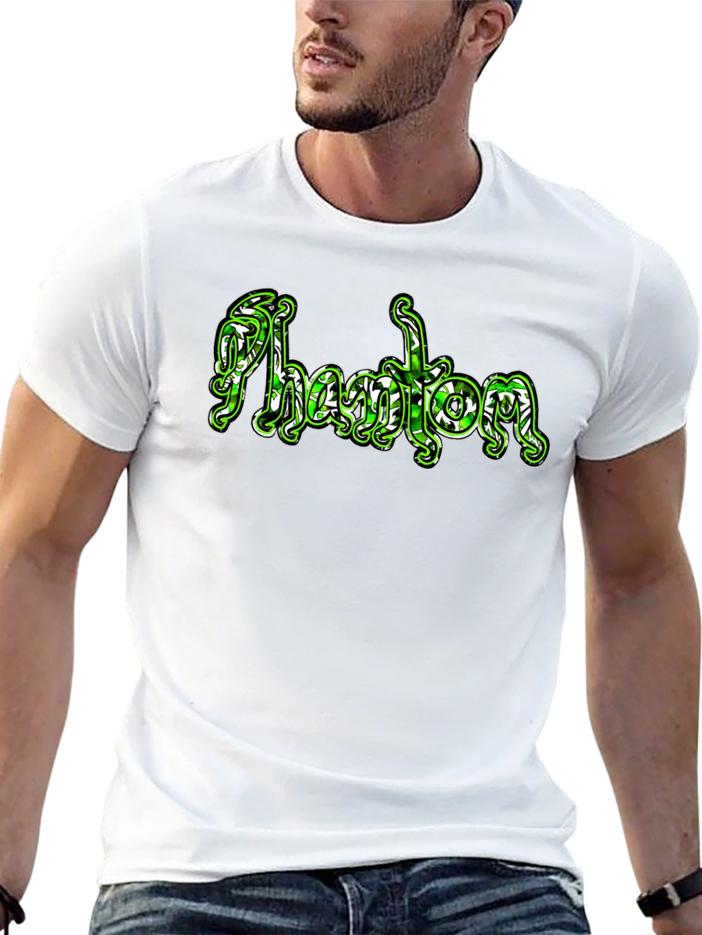 Phantom Graphic Black T-Shirt