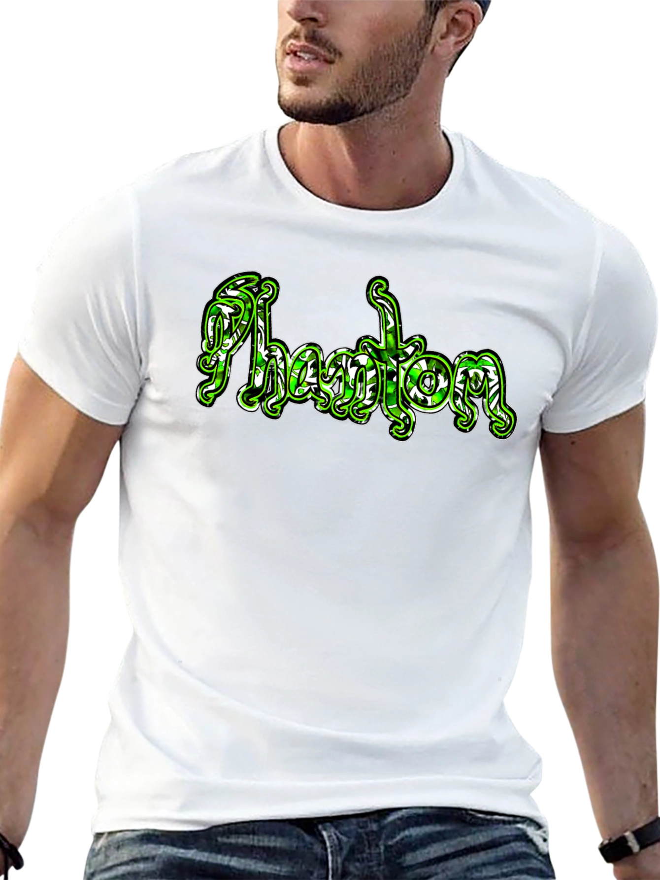 Phantom Graphic Black T-Shirt