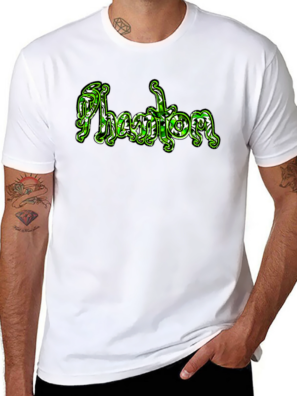 Phantom Graphic Black T-Shirt