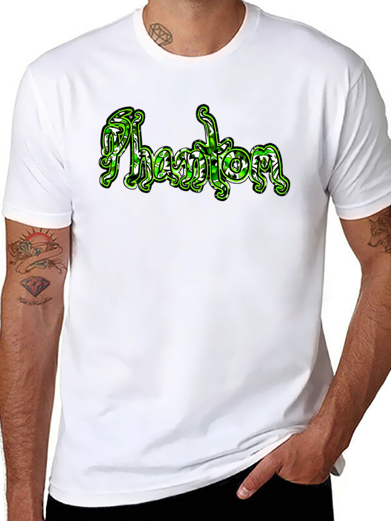 Phantom Graphic Black T-Shirt