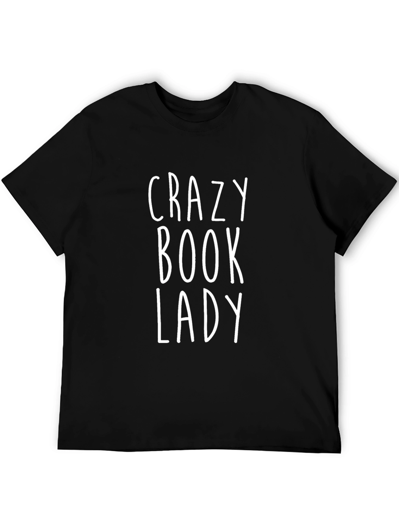 Crazy Book Lady T-Shirt - Novelty Tee