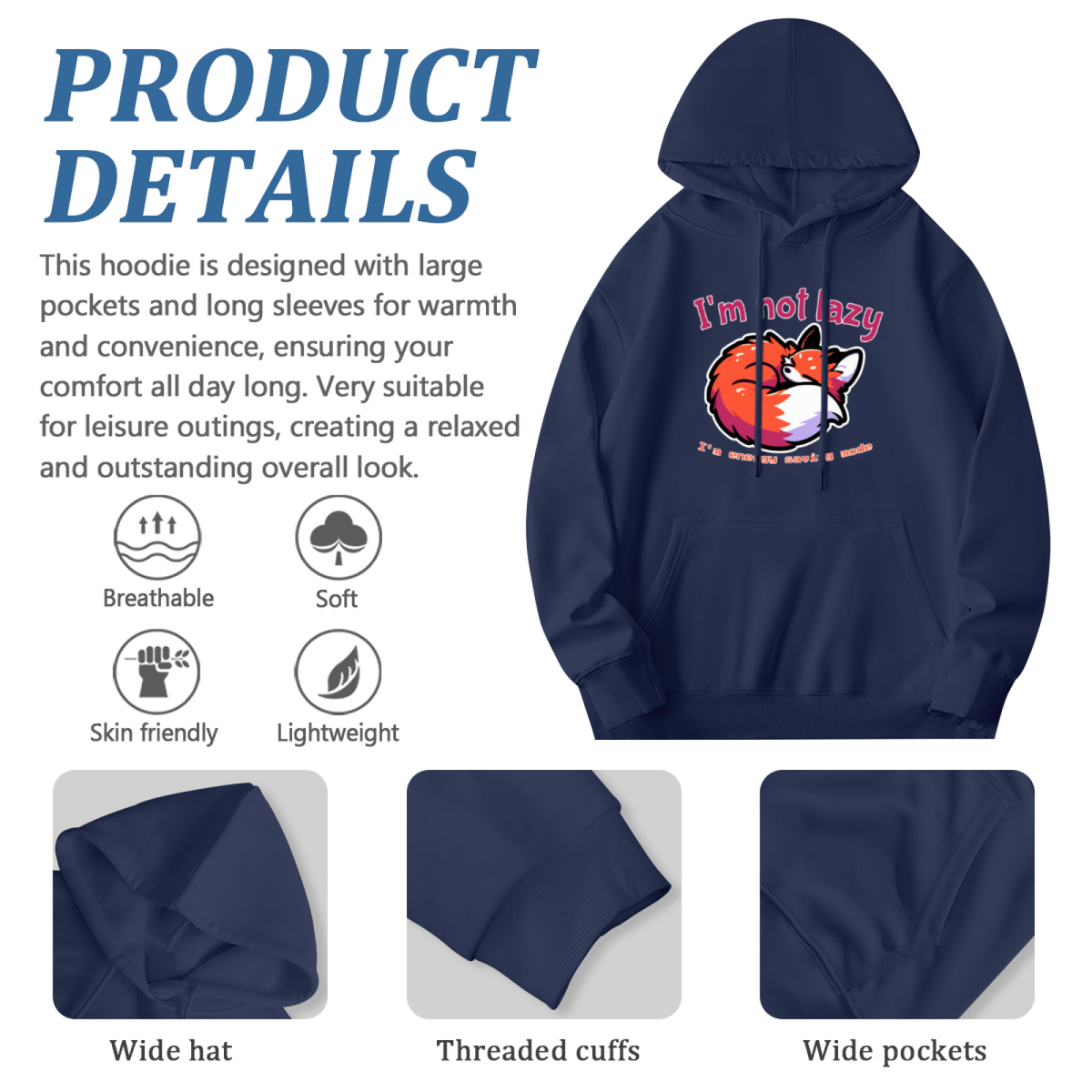Modern Style Graphic Hoodie - Eye-Catching Design #0506