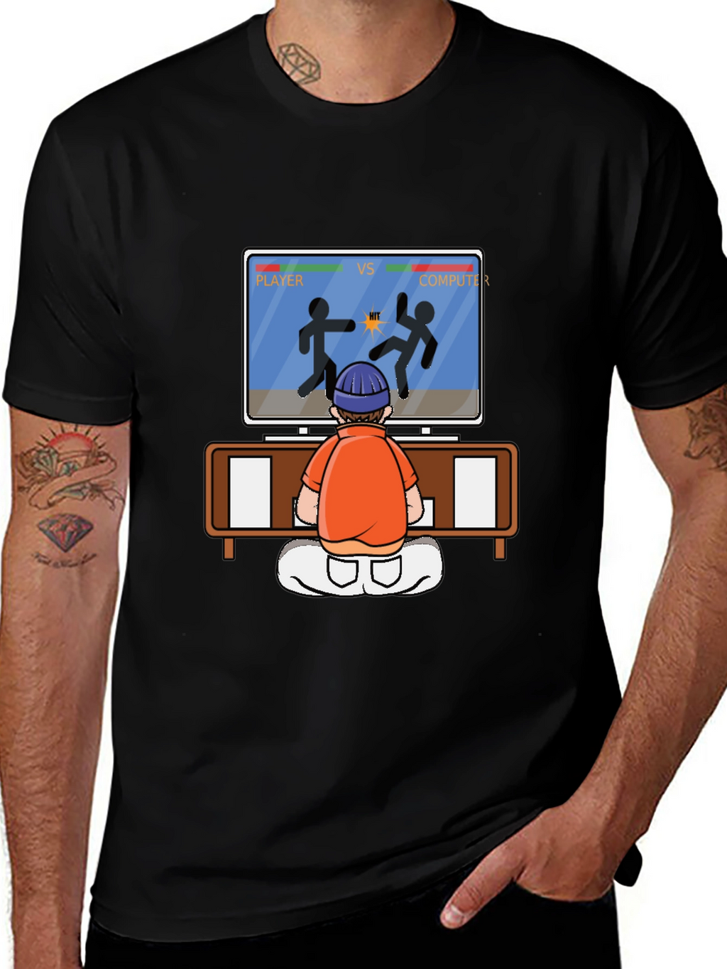 Player vs Computer Gamer T-Shirt