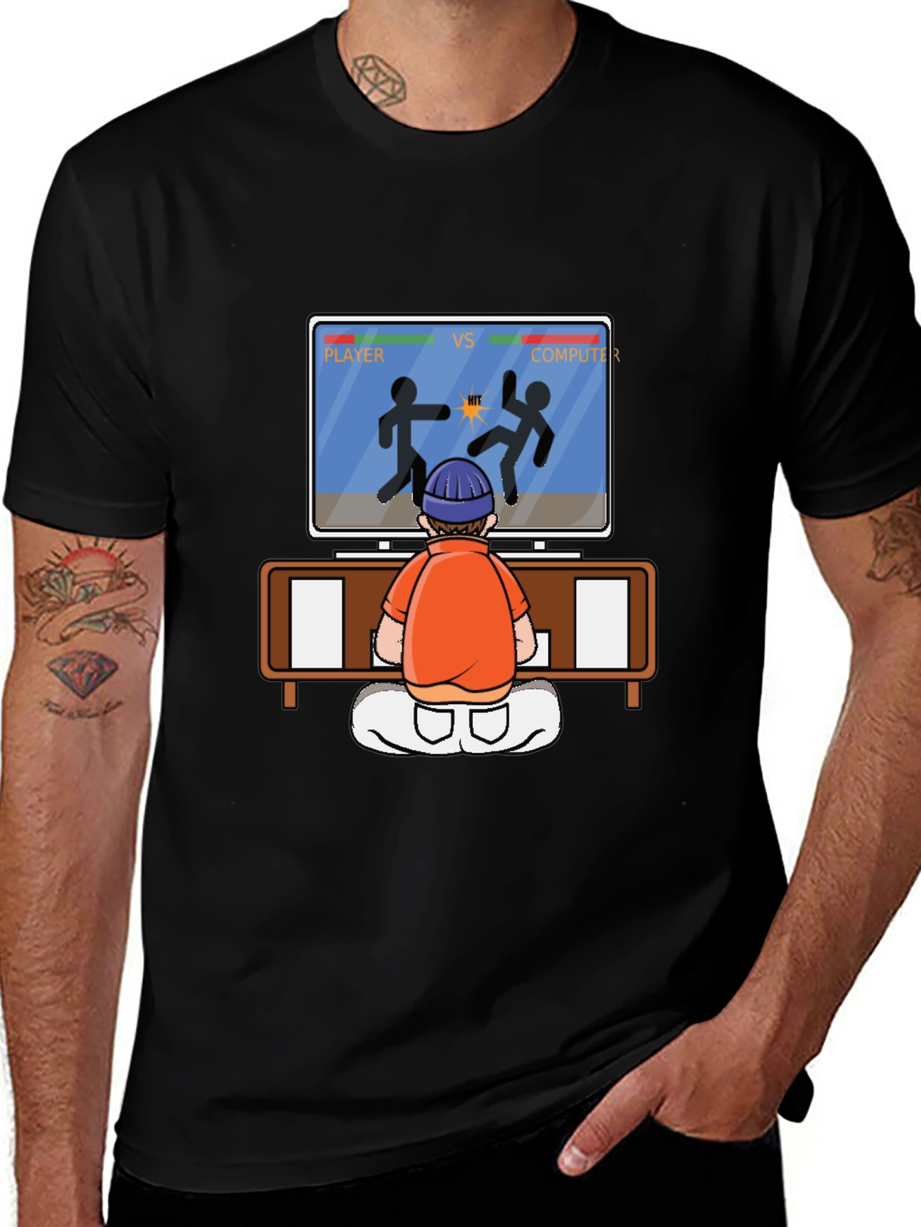 Player vs Computer Gamer T-Shirt