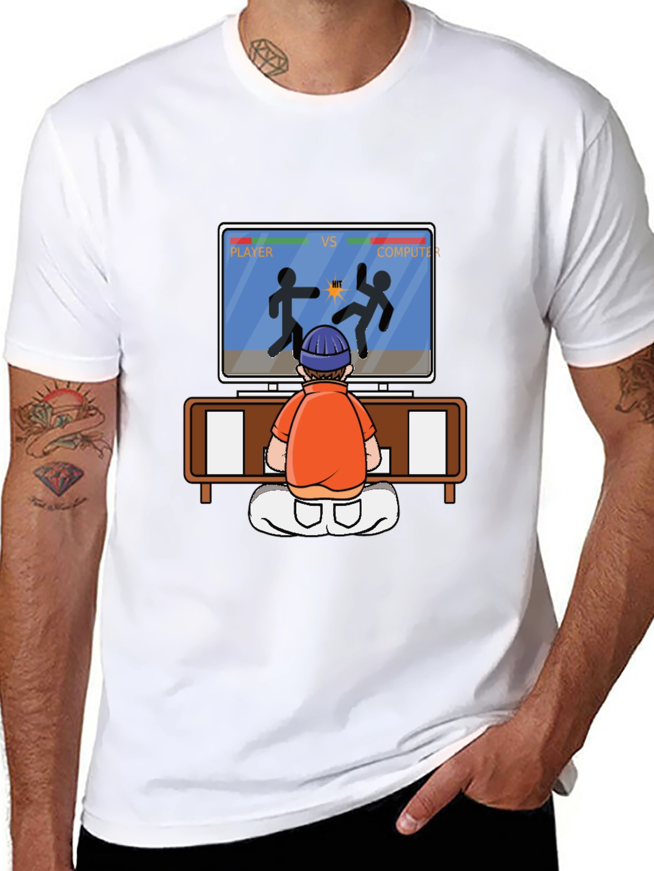 Player vs Computer Gamer T-Shirt