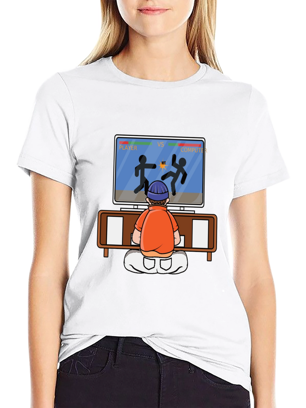 Player vs Computer Gamer T-Shirt