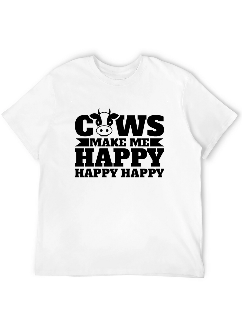 Cows Make Me Happy Graphic Tee