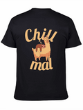 Chill Llama T-Shirt - Relaxed Sloth Design