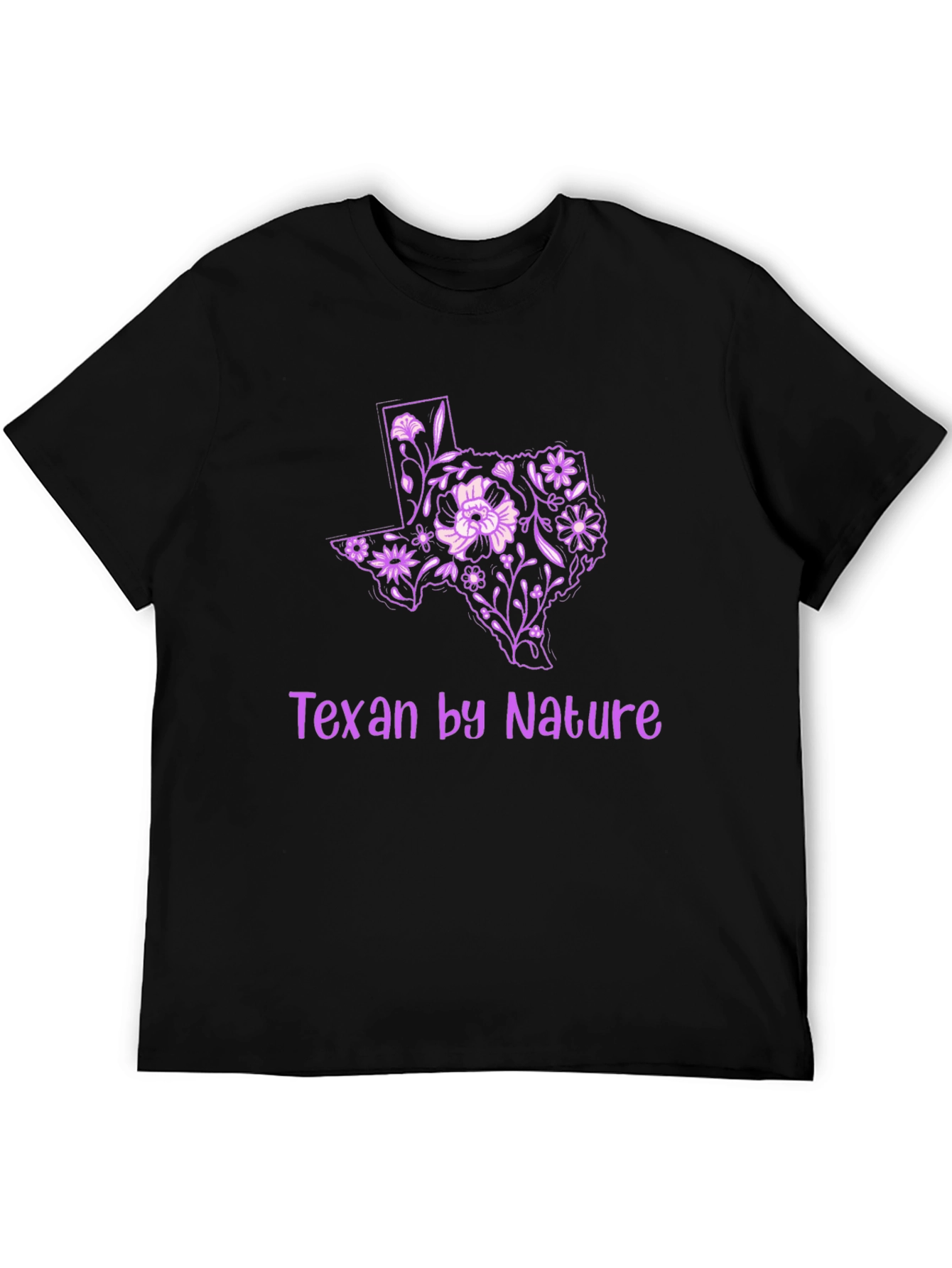 Texan by Nature Graphic Tee - Floral Texas Pride