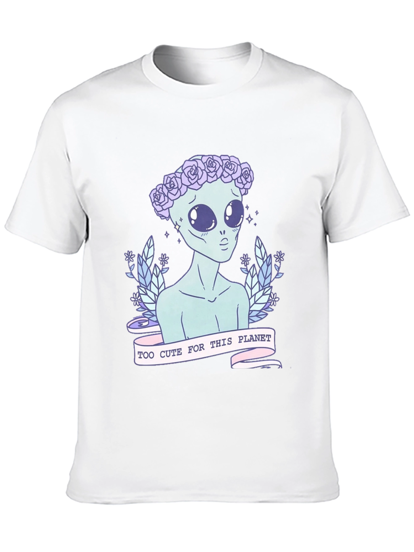 Alien Too Cute T-Shirt - Unisex Black Tee