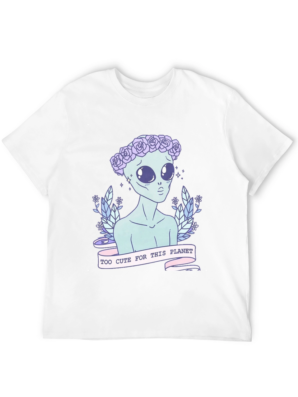 Alien Too Cute T-Shirt - Unisex Black Tee