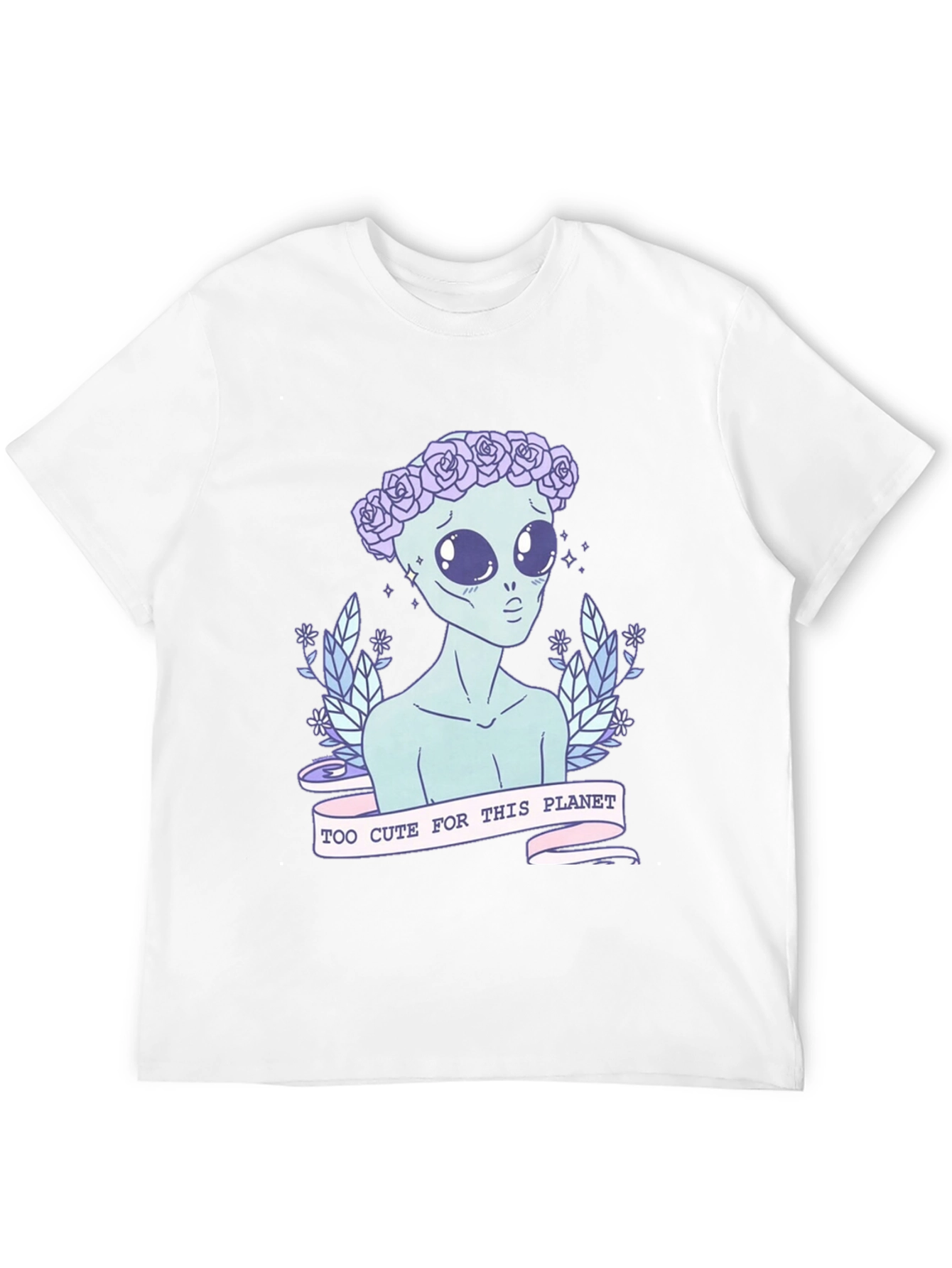 Alien Too Cute T-Shirt - Unisex Black Tee
