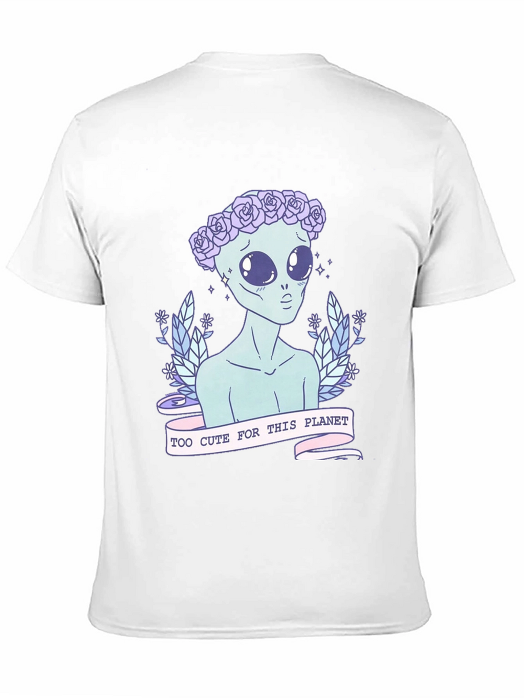 Alien Too Cute T-Shirt - Unisex Black Tee