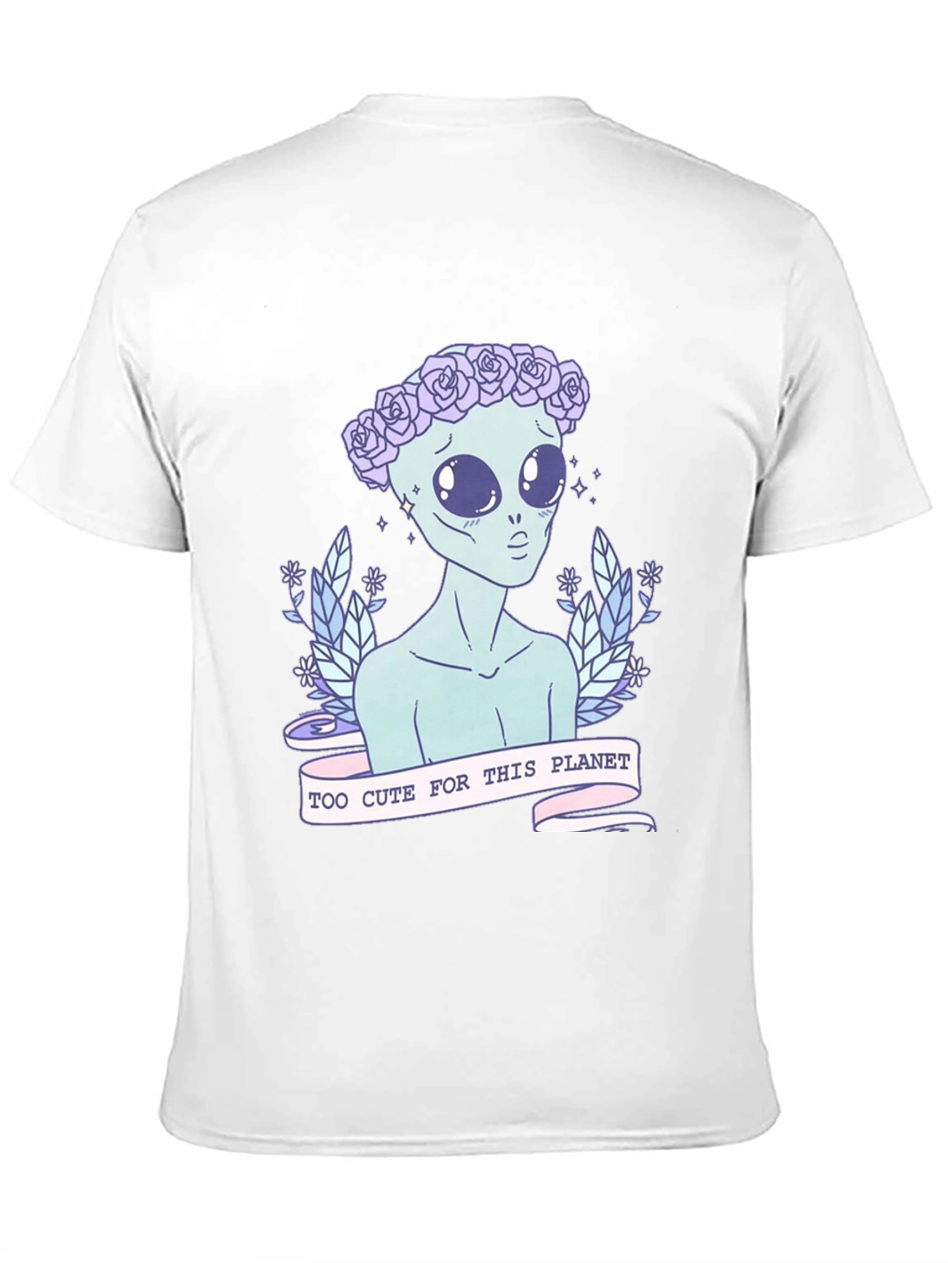 Alien Too Cute T-Shirt - Unisex Black Tee