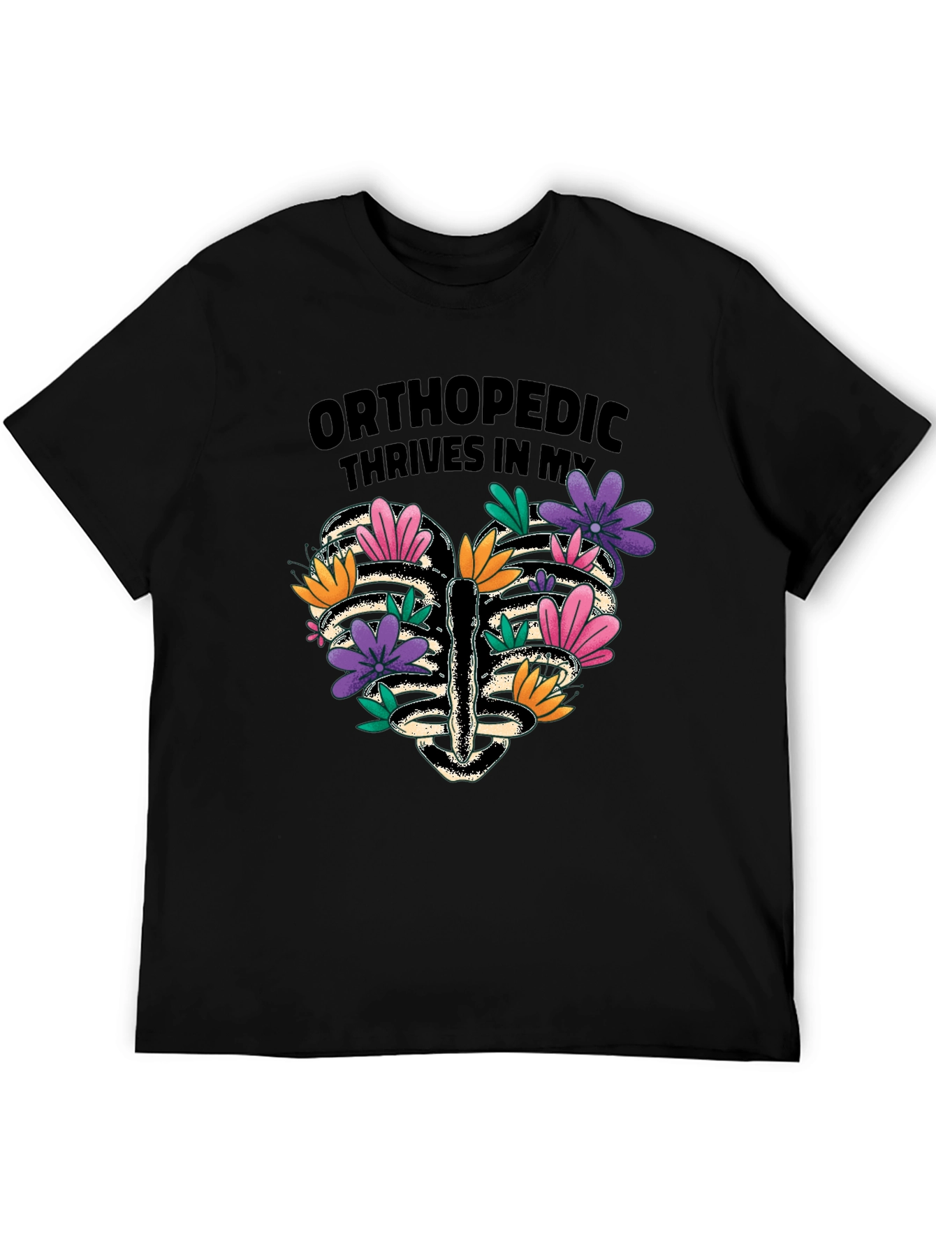 Orthopedic Rib Cage Floral T-Shirt