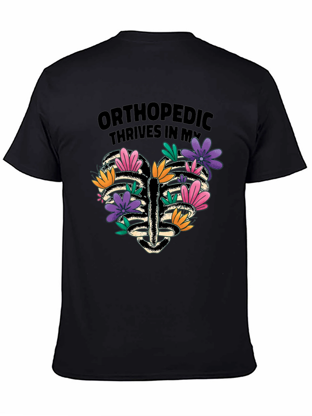 Orthopedic Rib Cage Floral T-Shirt