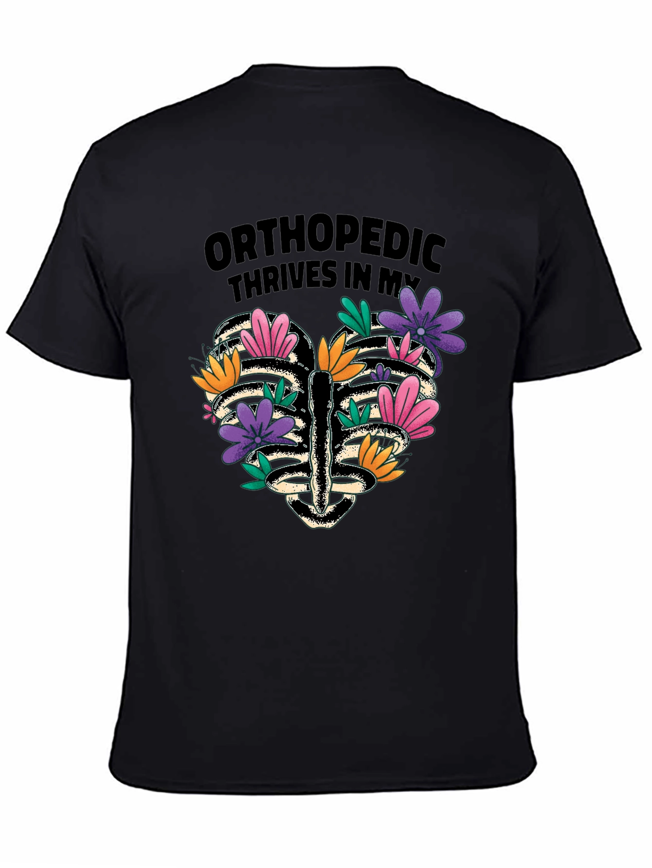 Orthopedic Rib Cage Floral T-Shirt