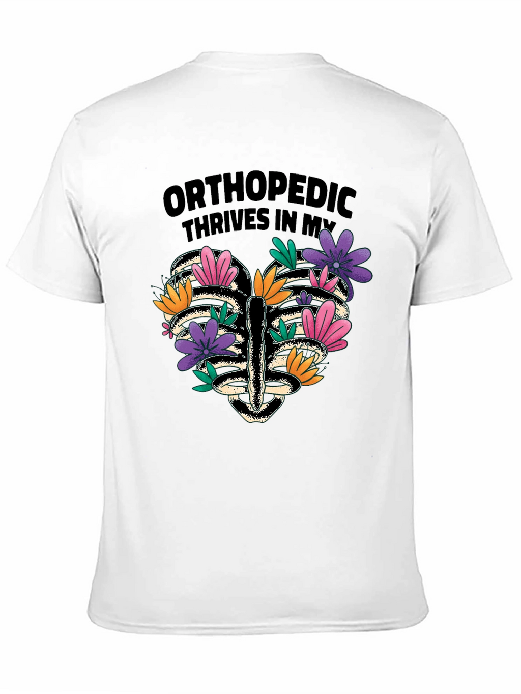 Orthopedic Rib Cage Floral T-Shirt