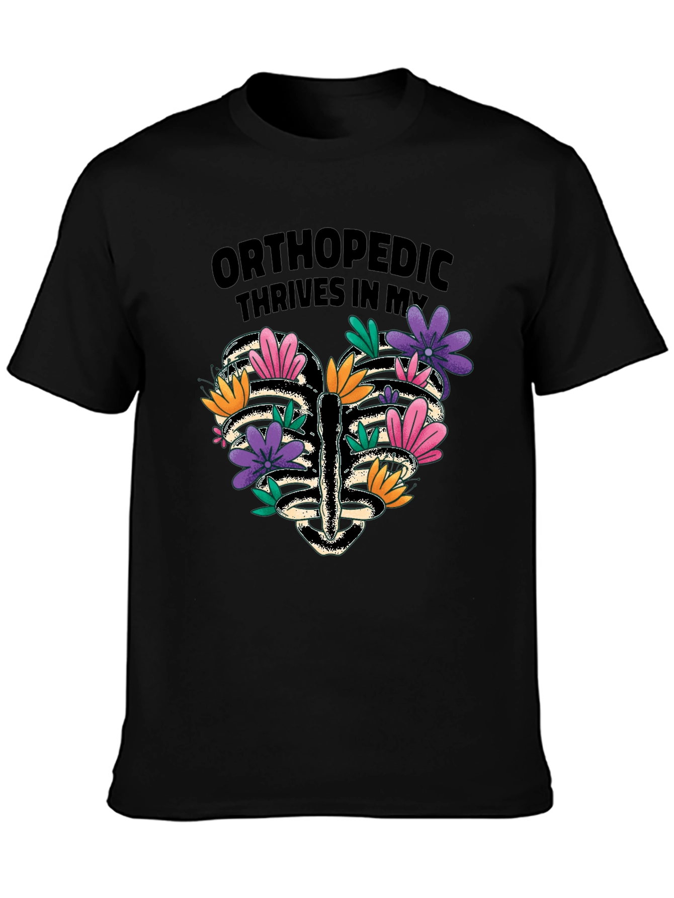 Orthopedic Rib Cage Floral T-Shirt