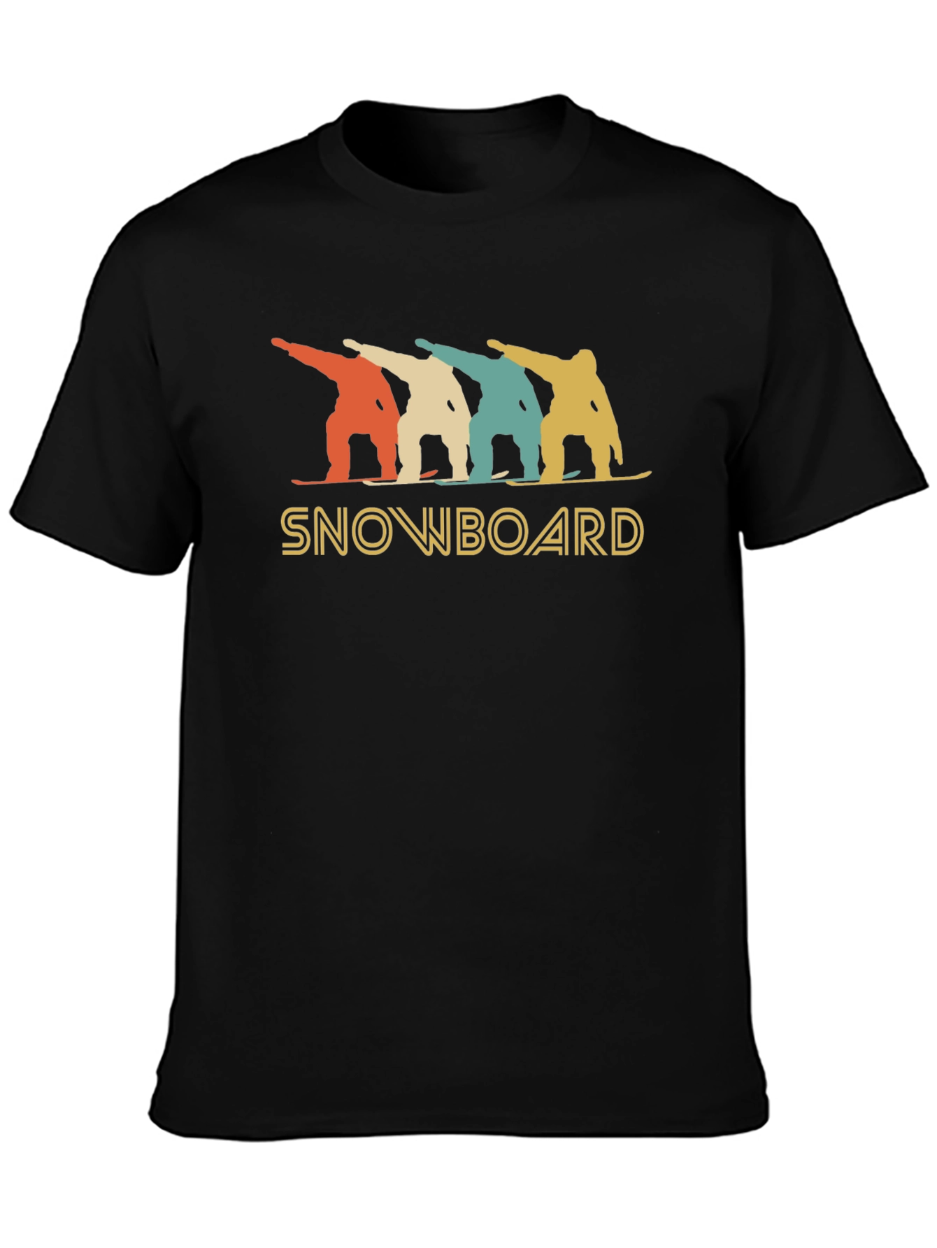 Vintage Snowboard T-Shirt - Retro Snowboarding Tee