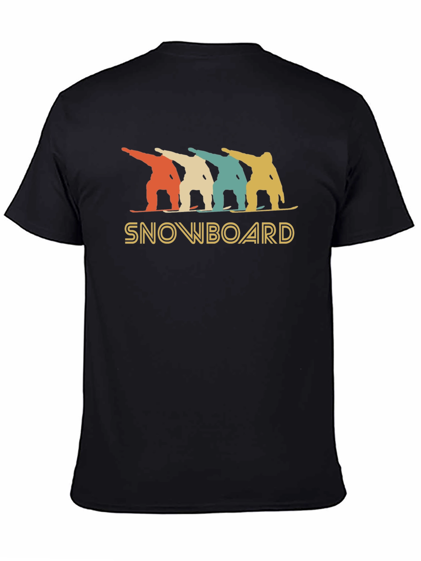 Vintage Snowboard T-Shirt - Retro Snowboarding Tee