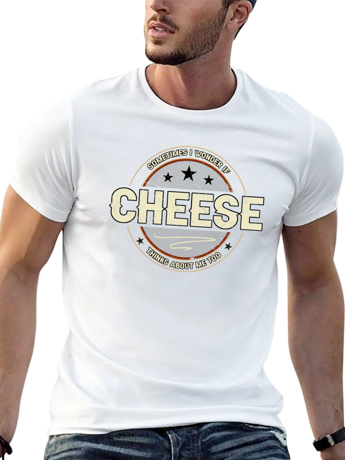 Cheese Lover T-Shirt - Funny Graphic Tee
