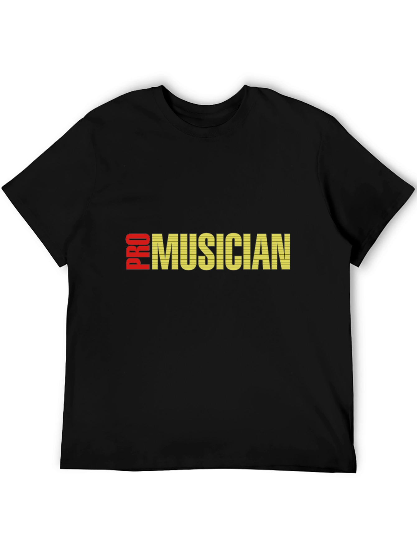 Pro Musician Black T-Shirt - Music Lover Tee