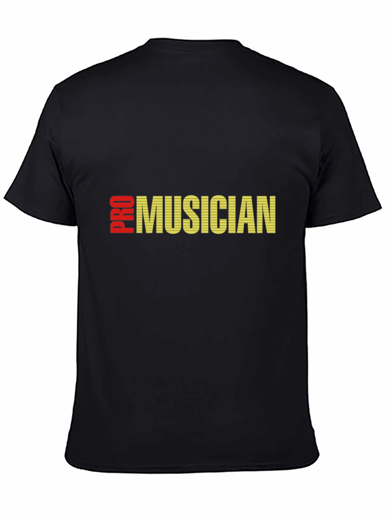 Pro Musician Black T-Shirt - Music Lover Tee