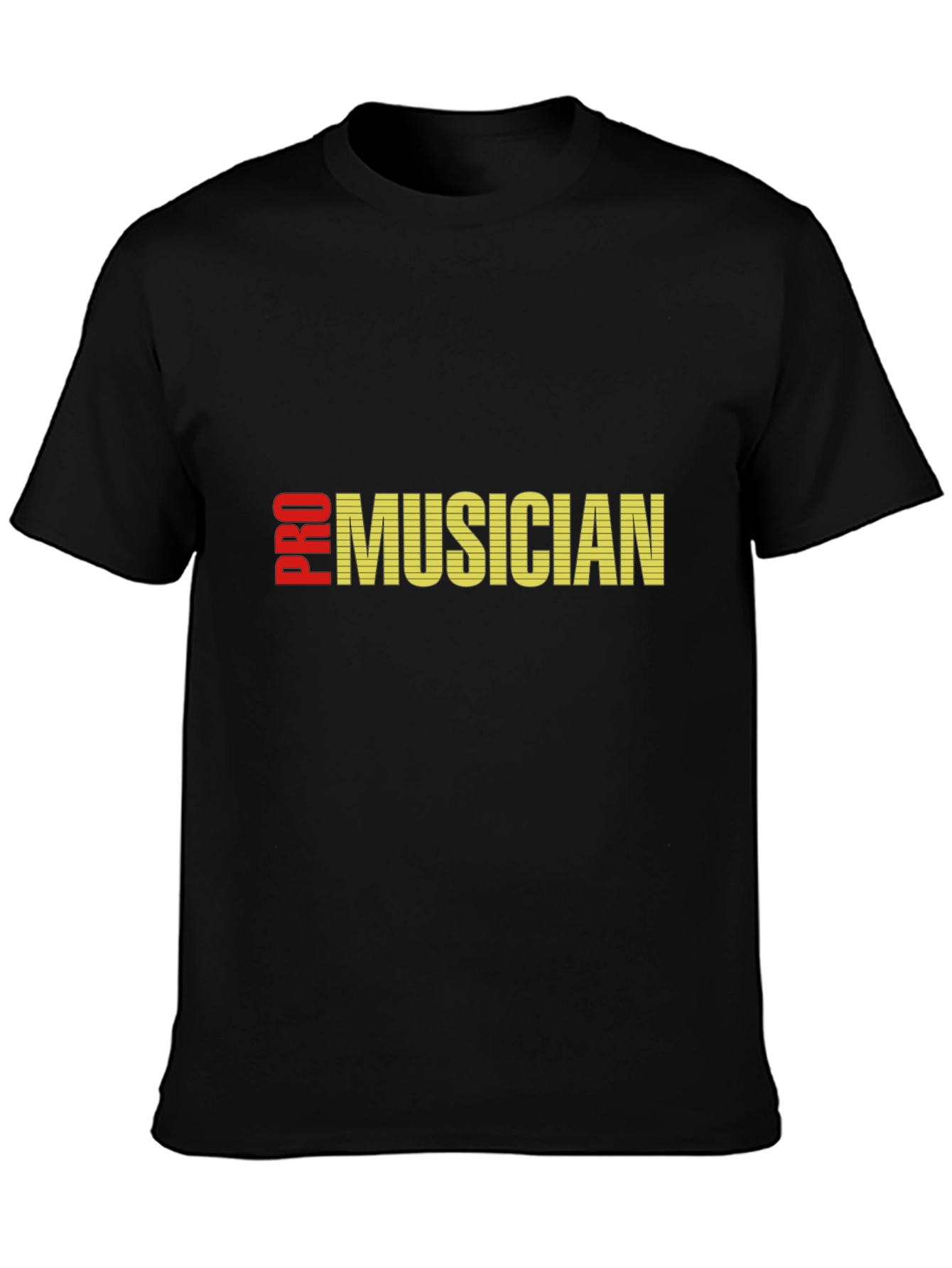 Pro Musician Black T-Shirt - Music Lover Tee