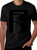 How to Win Friends Black T-Shirt
