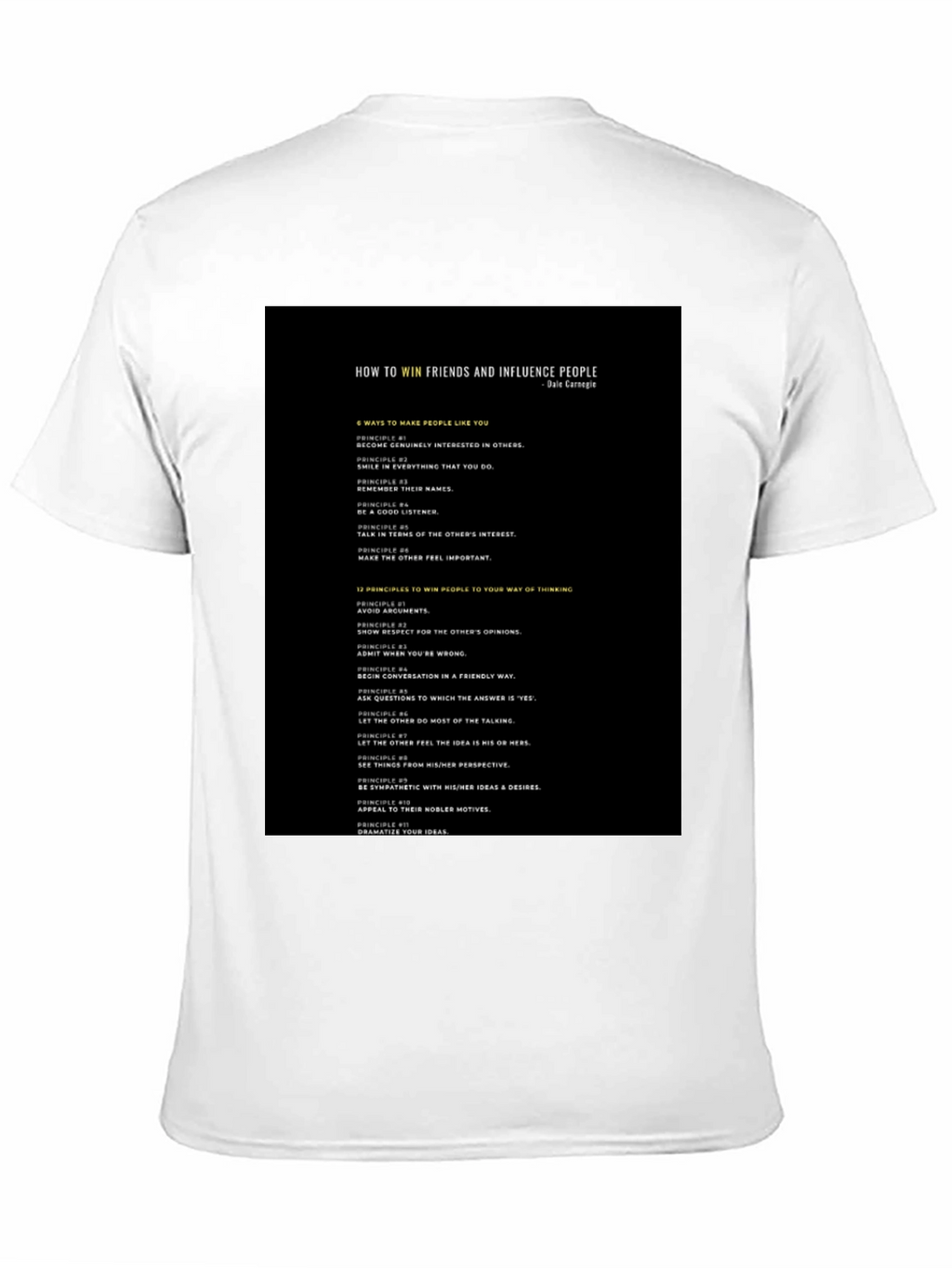 How to Win Friends Black T-Shirt