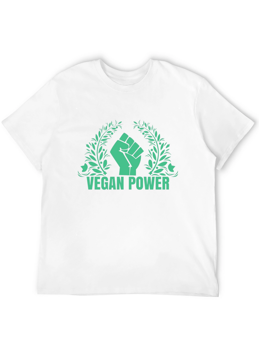Vegan Power Graphic Tee - Black