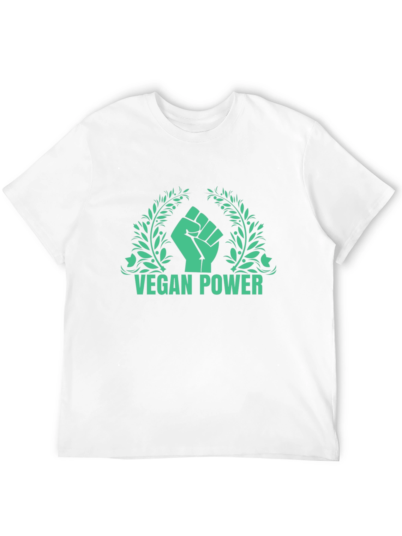 Vegan Power Graphic Tee - Black