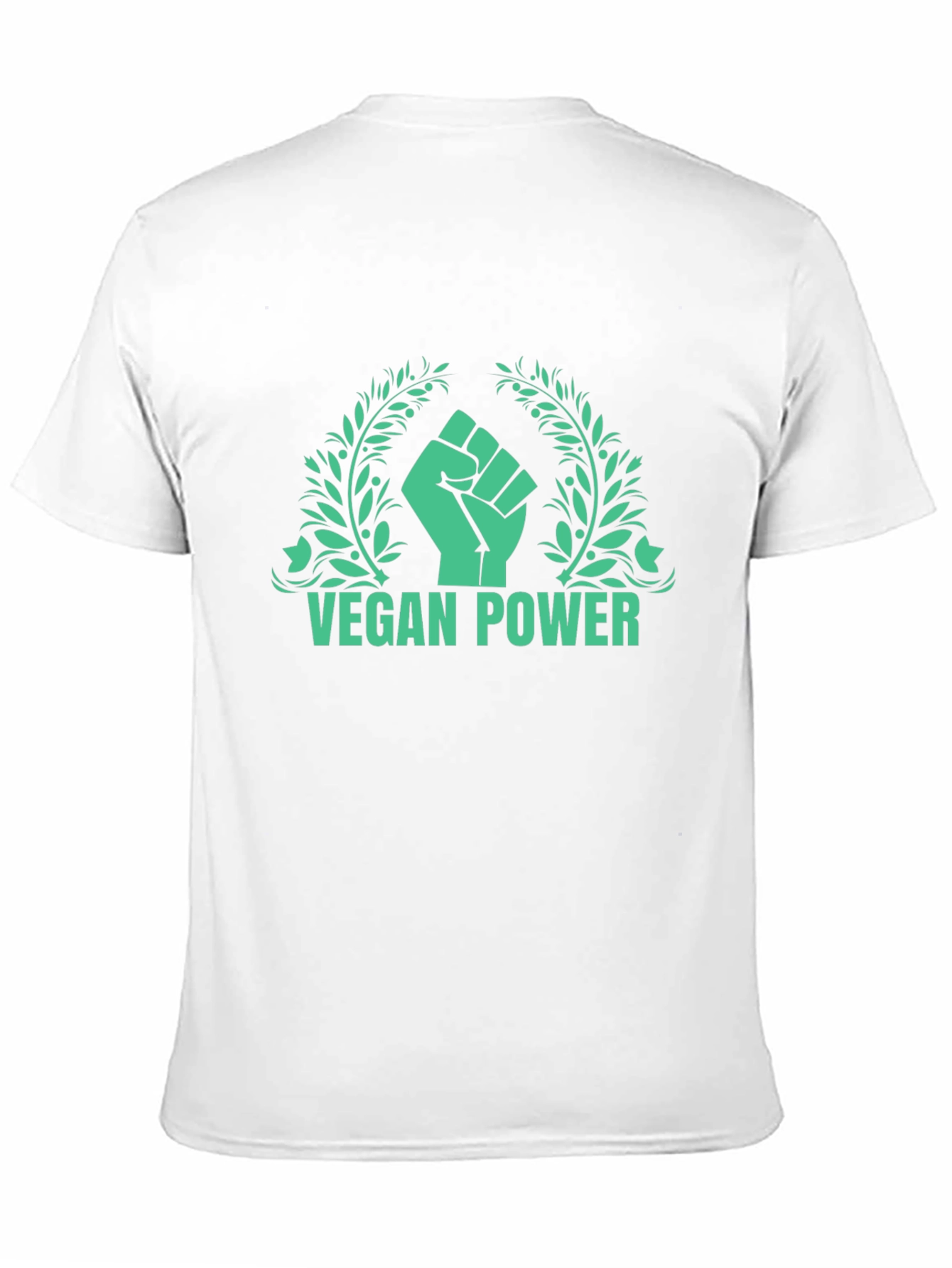 Vegan Power Graphic Tee - Black