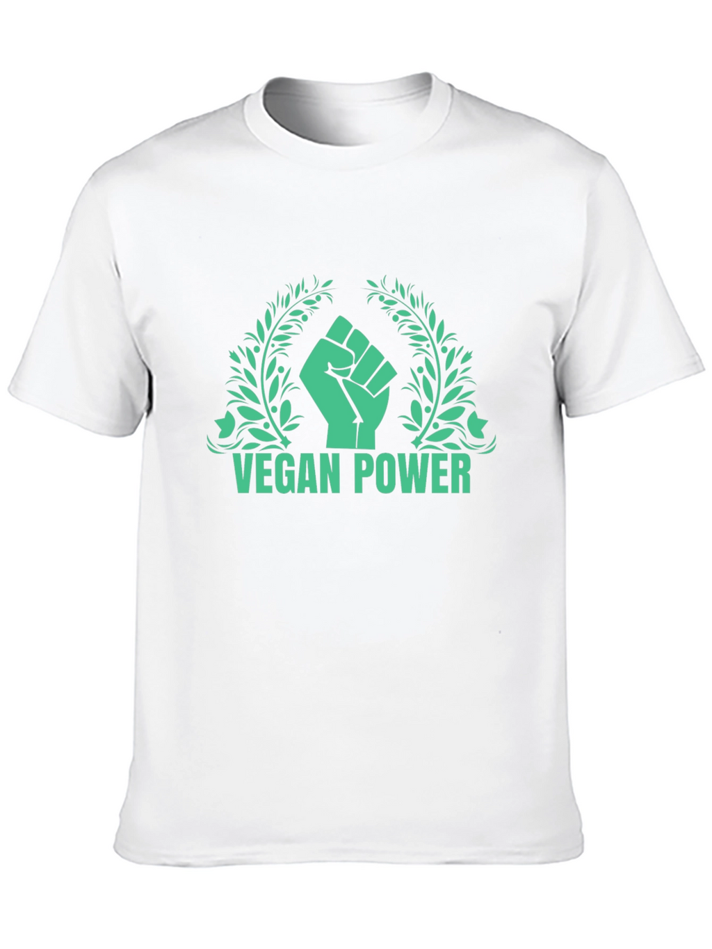 Vegan Power Graphic Tee - Black