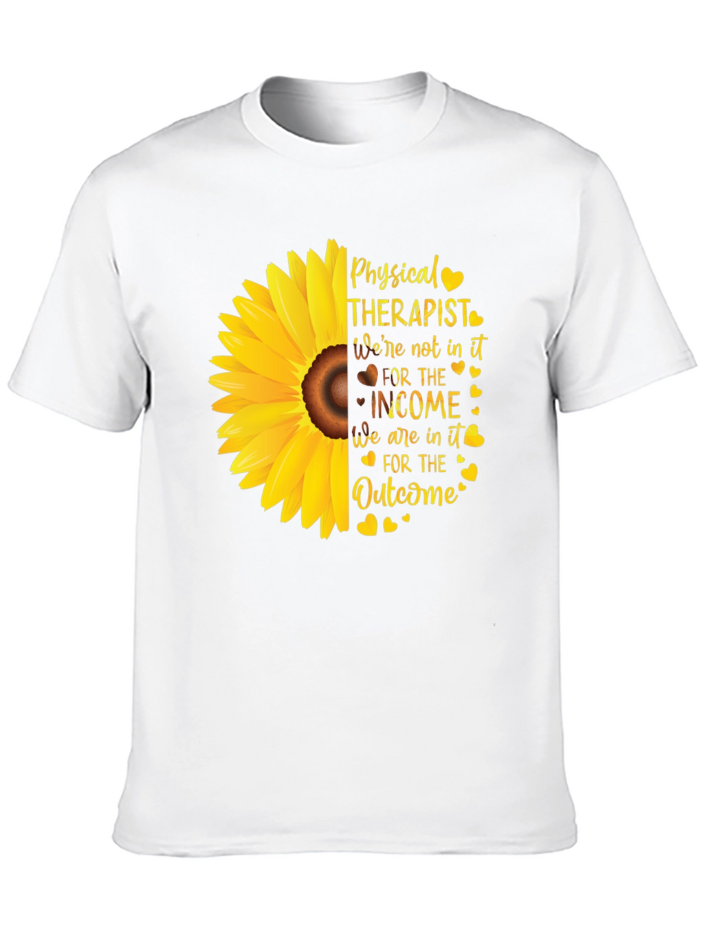 Physical Therapist Sunflower Graphic Tee